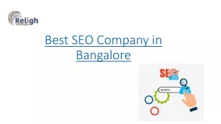 Best SEO Company in Bangalore