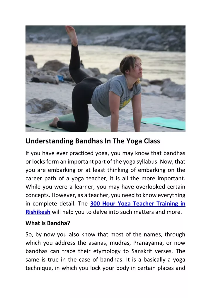 understanding bandhas in the yoga class