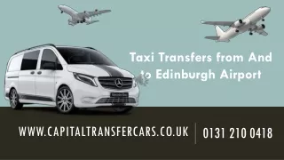 Taxi Transfers from And to Edinburgh Airport