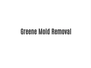 greene mold removal