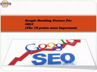 10 top Google ranking factors are ever-changing | 1built4u