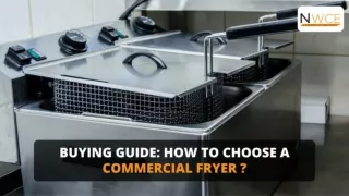 Buying Guide: How to choose a Commercial Fryer ? | NWCE