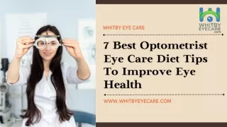 7 Best Optometrist Eye Care Diet Tips To Improve Eye Health