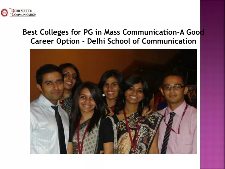 best colleges for pg in mass communication a good