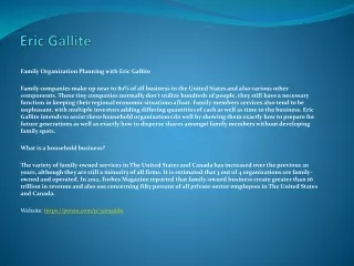 eric gallite