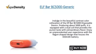 elf bar bc5000 generic