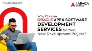 Oracle APEX Software Development Services