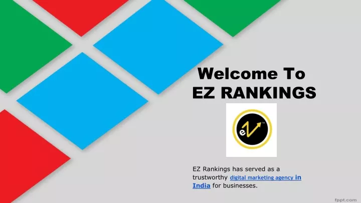 welcome to ez rankings