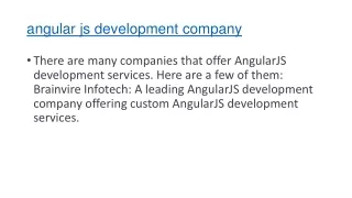 angular js development company