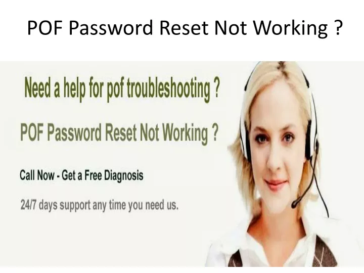 pof password reset not working