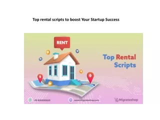 Top rental scripts to boost Your Startup Success