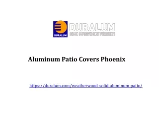 Best Aluminum Patio Covers Phoenix