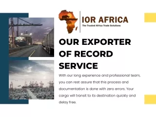IOR International Shipping - IOR Africa