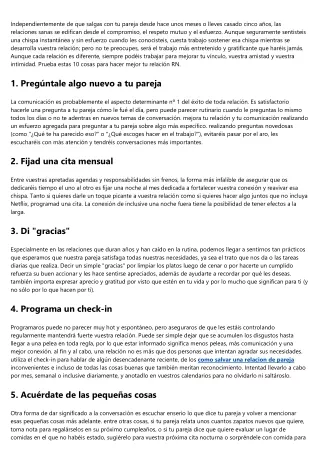 independientemente de que salgas con tu pareja