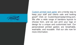 Browsing The Best Custom Printed Neck Gaiter.......