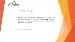 Local Electrician Harrogate   247sparky.co.uk