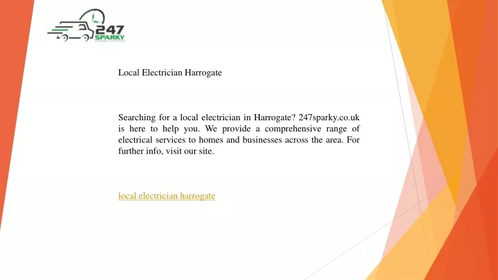 local electrician harrogate searching for a local