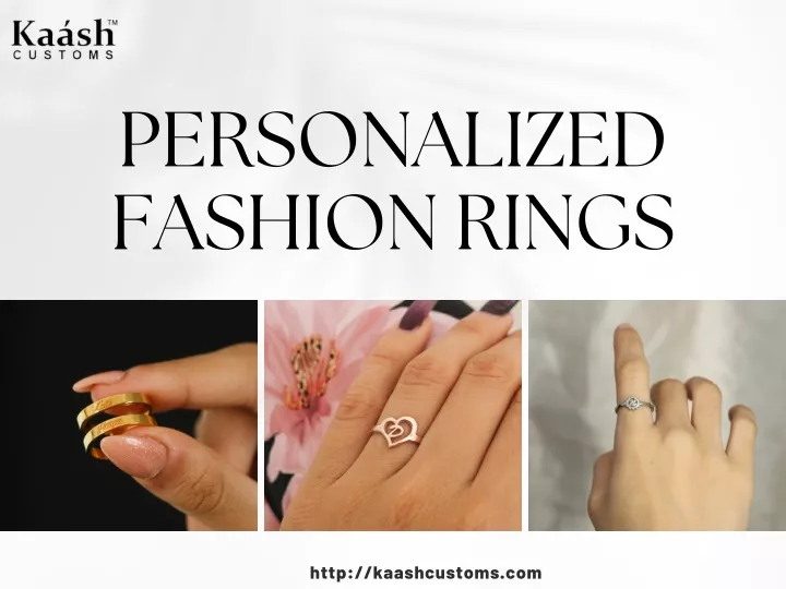 personalized fashion rings