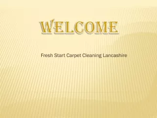 fresh start carpet cleaning lancashire