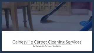 Gainesville Carpet Cleaning Services_