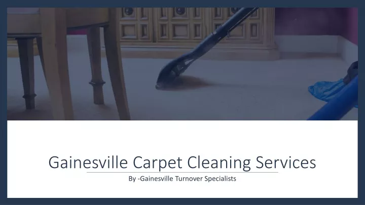 gainesville carpet cleaning services