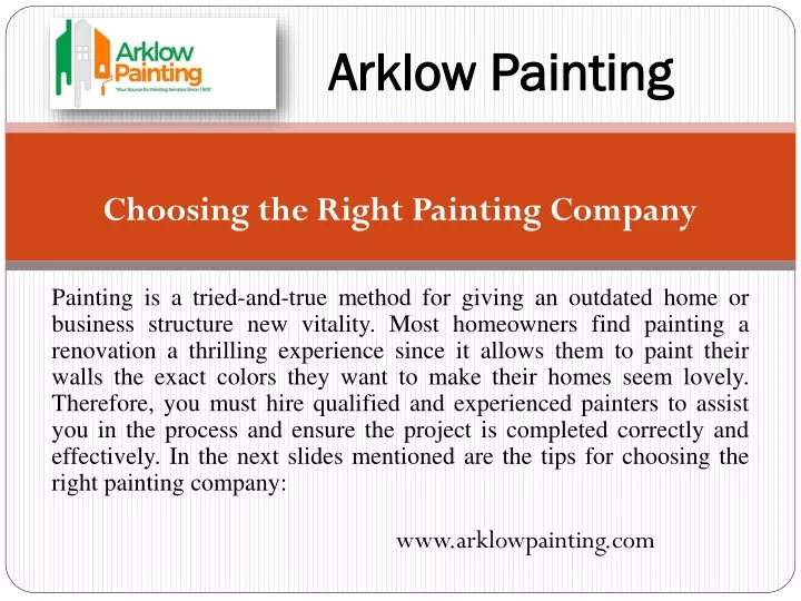 arklow painting