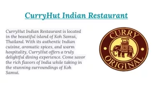Best Indian Restaurant in Samui Thailand | CurryHut