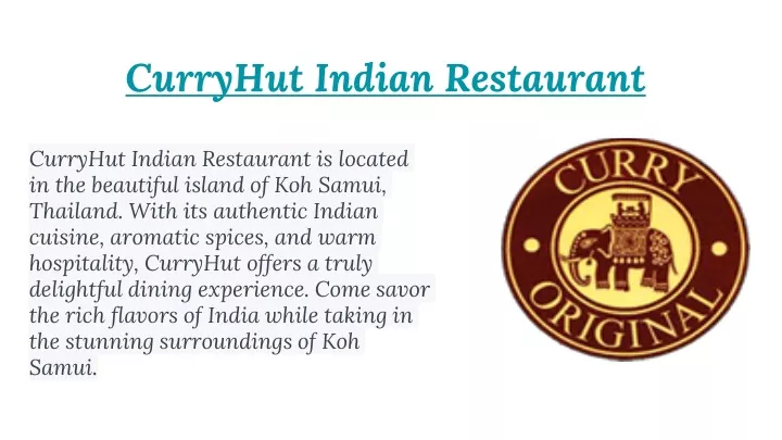 curryhut indian restaurant