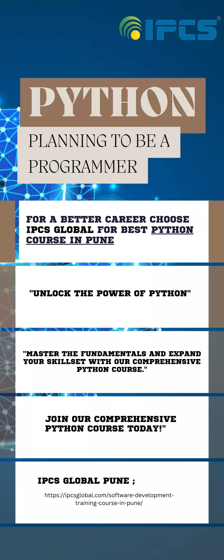 python planning to be a programmer