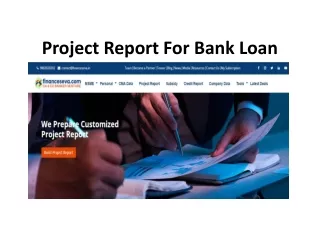 Project Report For Bank Loan