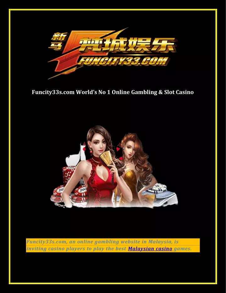 funcity33s com world s no 1 online gambling slot