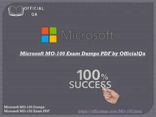 Microsoft MO-100 By OfficialQa