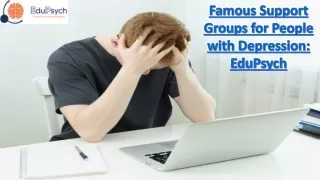 Expert Depression Support Groups Online - EduPsych