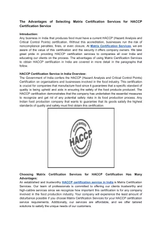 the certification service