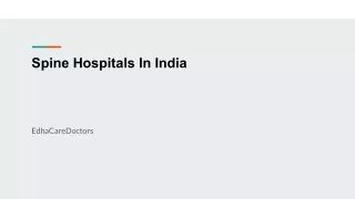 spine hospitals in india