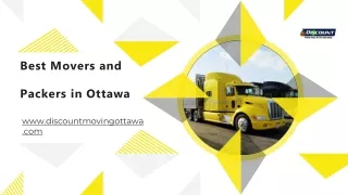 Best Movers and Packers in Ottawa - www.discountmovingottawa.com
