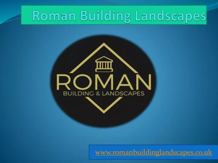 roman building landscapes