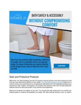 Bath Solutions Specialties