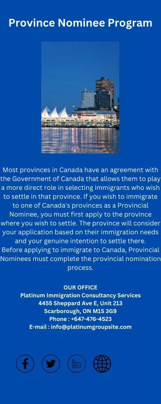 province nominee program