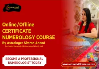 Online Numerology Course | Astro World By Simran