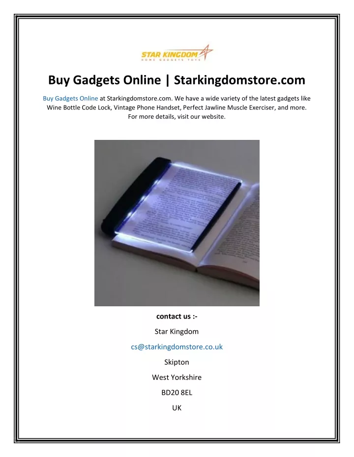 buy gadgets online starkingdomstore com