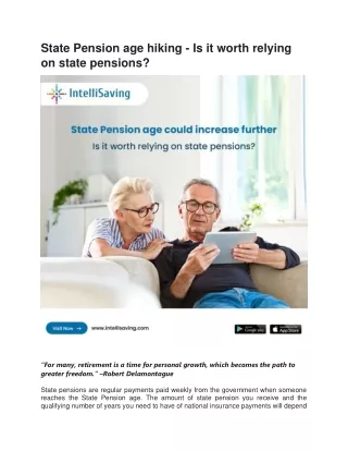State Pension age hiking - Is it worth relying on state pensions.docx