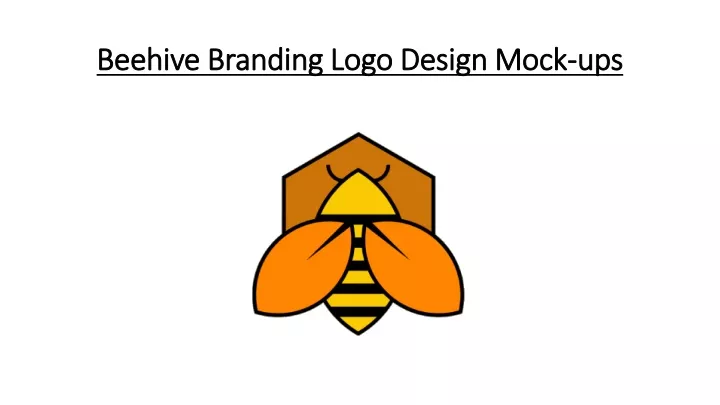 beehive branding logo design mock ups