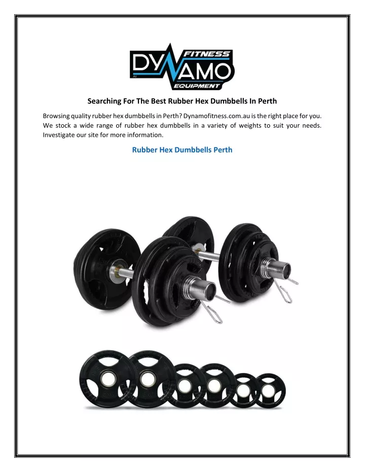 searching for the best rubber hex dumbbells
