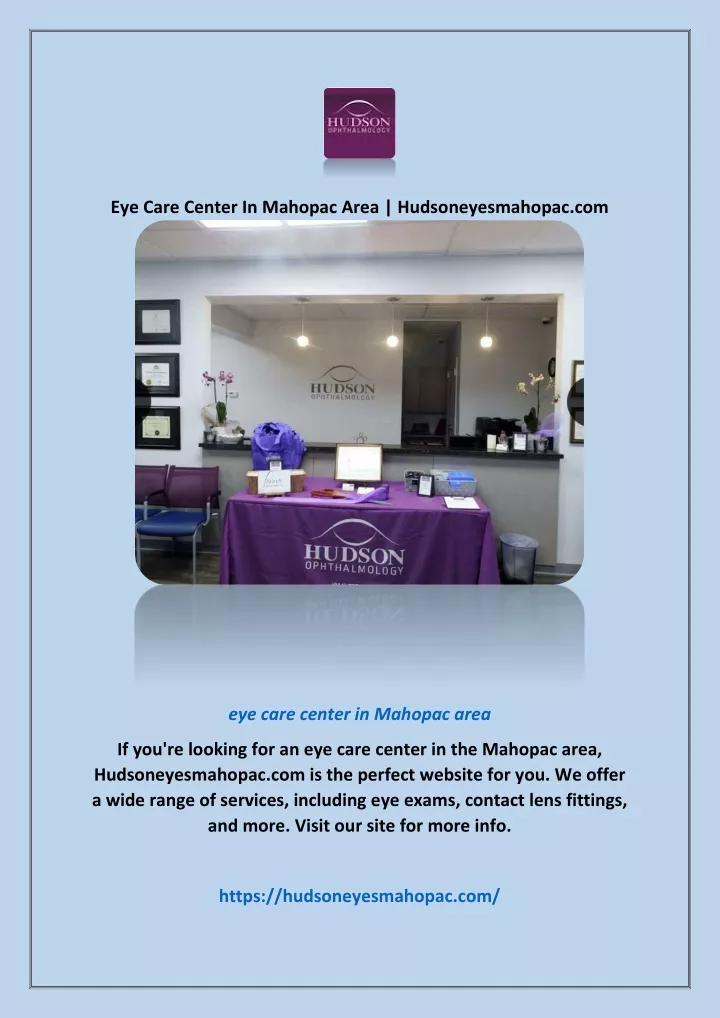 eye care center in mahopac area hudsoneyesmahopac