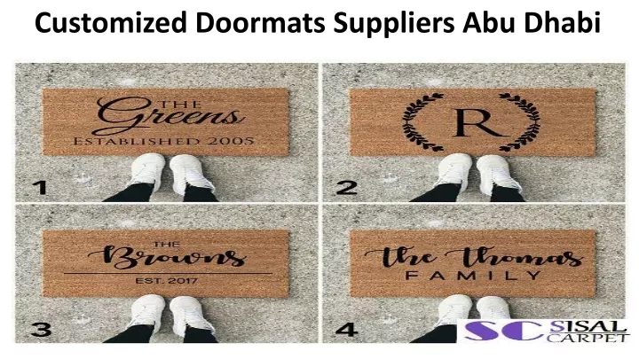 customized doormats suppliers abu dhabi