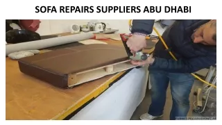 Sofa Repairs Suppliers Abu Dhabi