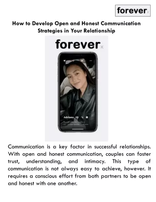 How to Develop Open and Honest Communication Strategies in Your Relationship