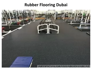 Rubber Flooring In Dubai