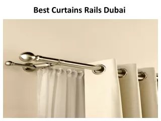Best Curtains Rails Dubai